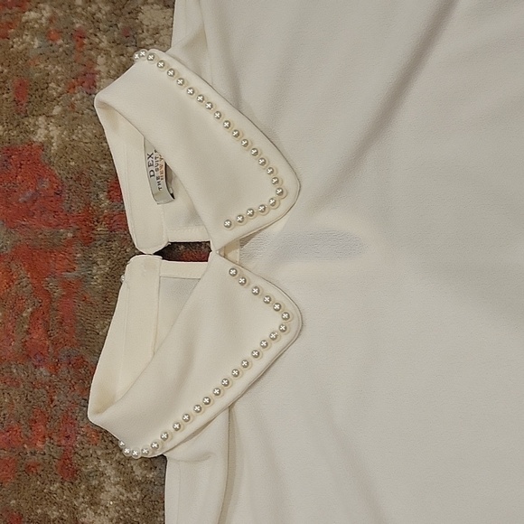 DEX Ivory Blouse S - Picture 1 of 8
